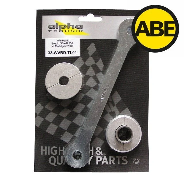 Tieferlegungssatz Suzuki GSXR750, WVBD (von 2000 bis 2003) ALPHA TECHNIK
