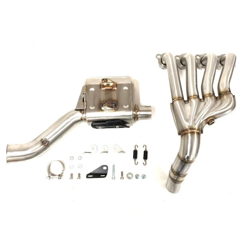 AUSPUFF IXRACE MK2 EDELSTAHL SCHWARZ HONDA CB650R 2021 bis 2023