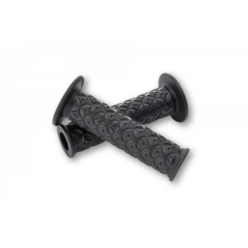GGD-NINJA DAYTONA Paar schwarze Griffe - 22mm - offenes Ende