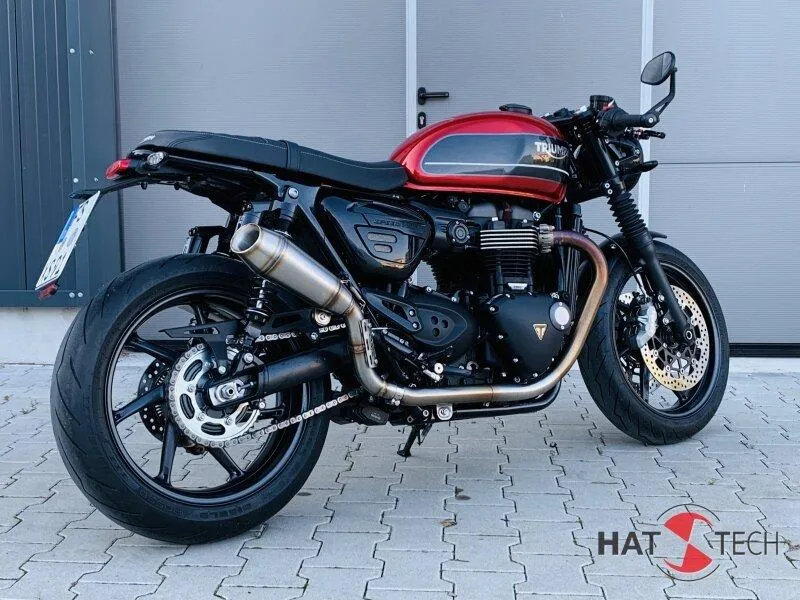 Auspuffschalldämpfer OYK75 hoch für Triumph Speed ​​Twin / Thruxton