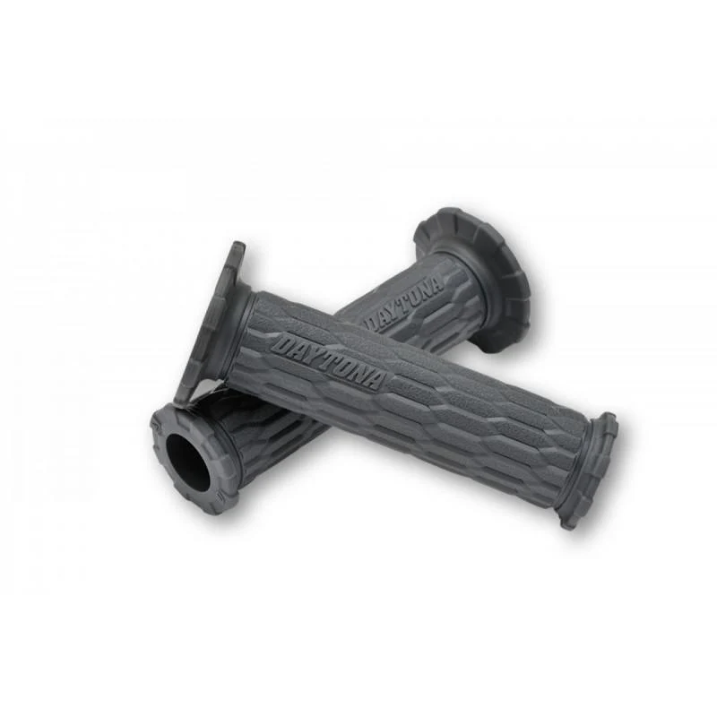 D-FREUND DAYTONA Paar graue Griffe - 22mm - offenes Ende