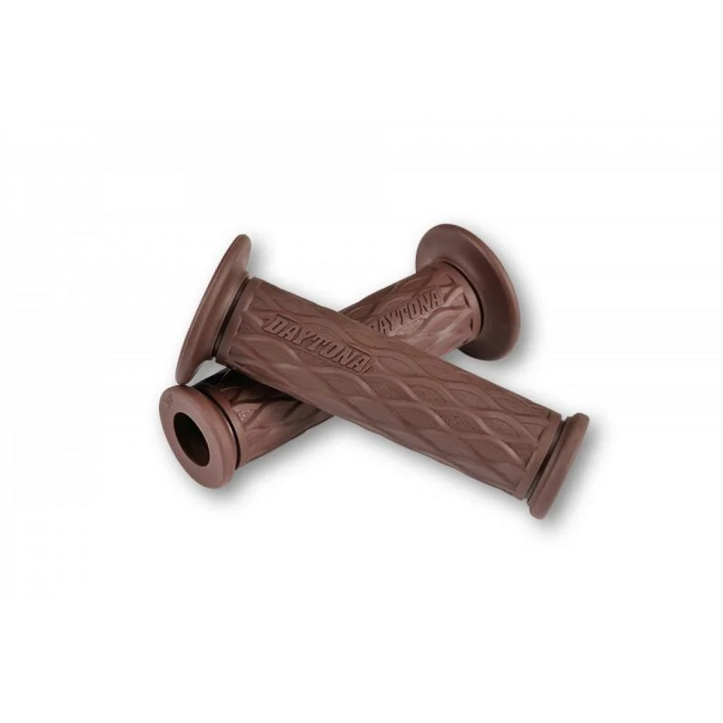 D-NAMI DAYTONA Paar braune Griffe - 22mm - offenes Ende