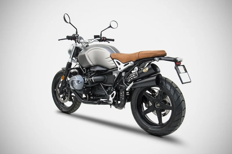 Hoher Schalldämpfer N.2 HARDY ZARD BMW R NEUN-T> MEIN 2017