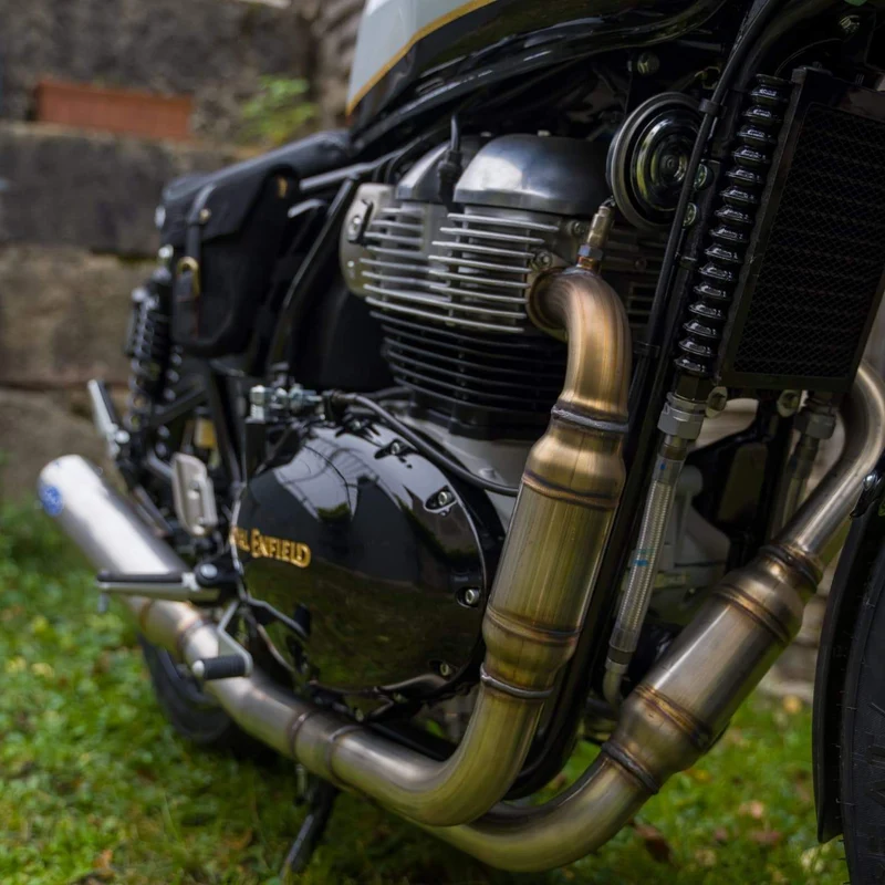 S & S Royal Enfield Abfangjäger / Continetal GT 2 1 in 650 Auspuff