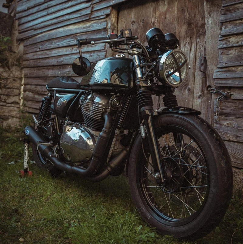 S & S Royal Enfield Abfangjäger / Continetal GT 2 1 in 650 Auspuff