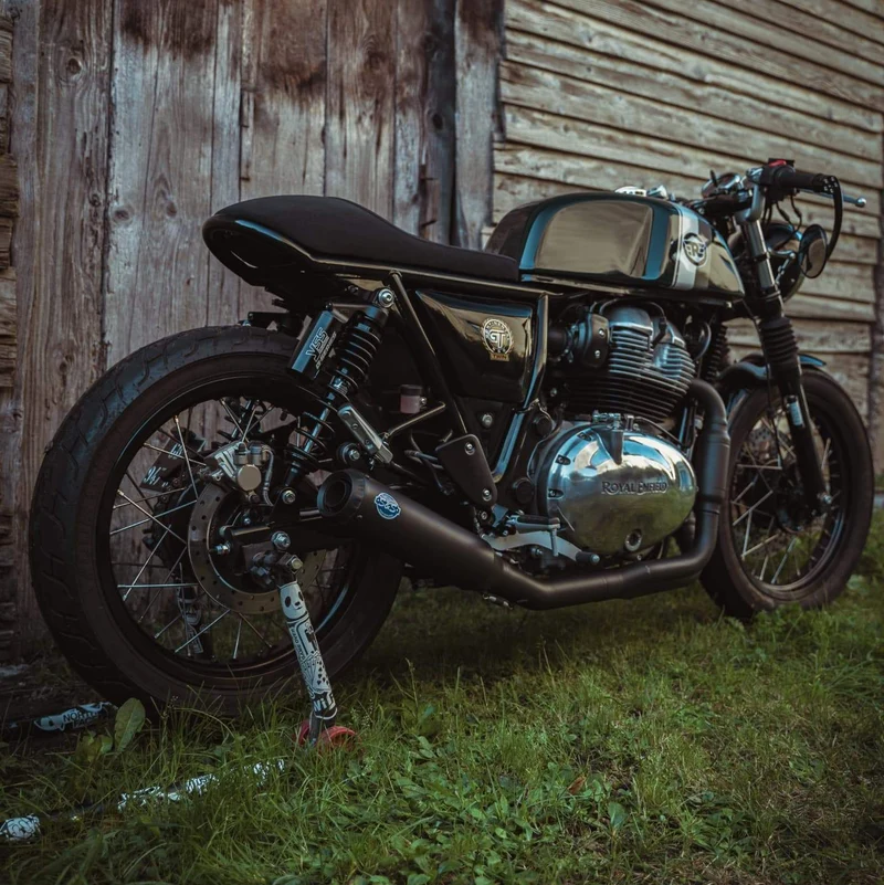 S & S Royal Enfield Abfangjäger / Continetal GT 2 1 in 650 Auspuff