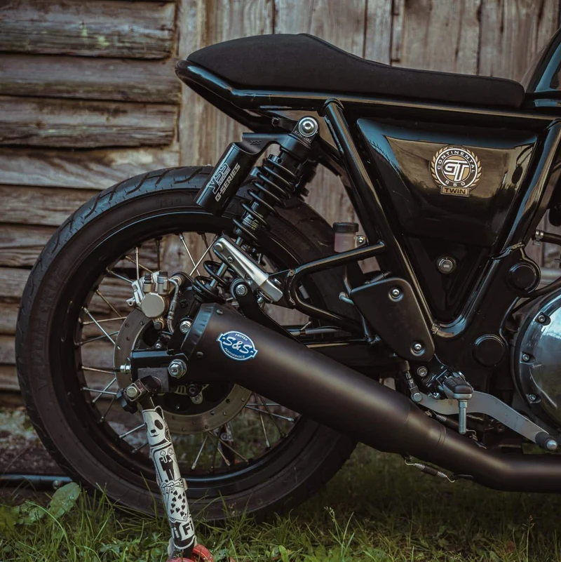 S & S Royal Enfield Abfangjäger / Continetal GT 2 1 in 650 Auspuff