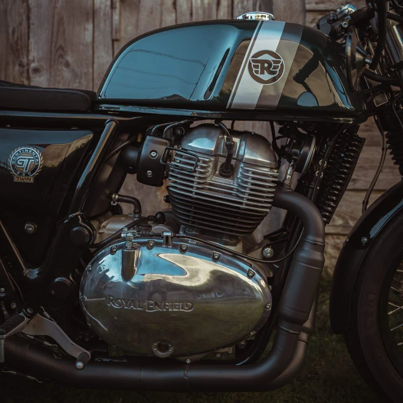 S & S Royal Enfield Abfangjäger / Continetal GT 2 1 in 650 Auspuff