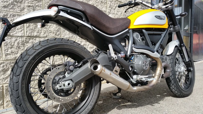 MASS "Hot Rod" Schalldämpfer Ducati Scrambler 800