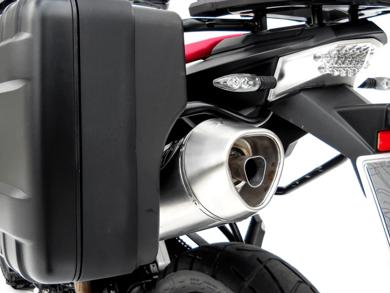 ZARD Edelstahl Schalldämpfer BMW F 800 GS 2008-15