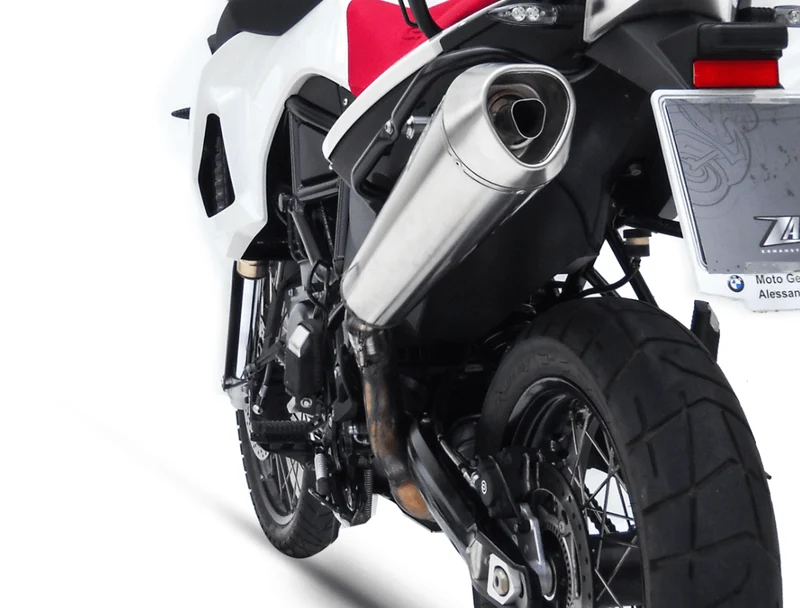 ZARD Edelstahl Schalldämpfer BMW F 800 GS 2008-15