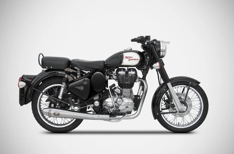 Zard Edelstahl Schalldämpfer Royal Enfield BULLET 350-500