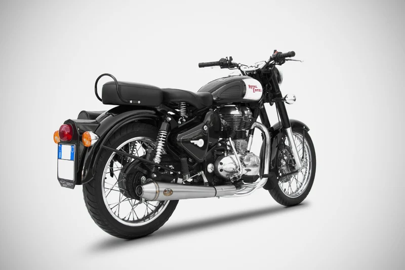 Zard Edelstahl Schalldämpfer Royal Enfield BULLET 350-500