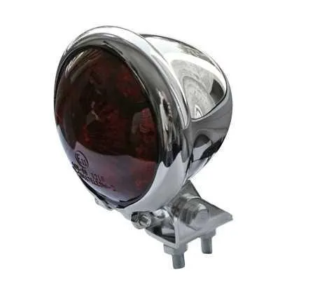 LED-Rücklicht im BATES-STIL - CHROM