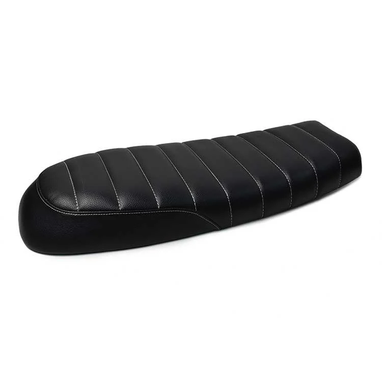 Sattel SCRAMBLER SCHWARZES universelles weißes Kabel