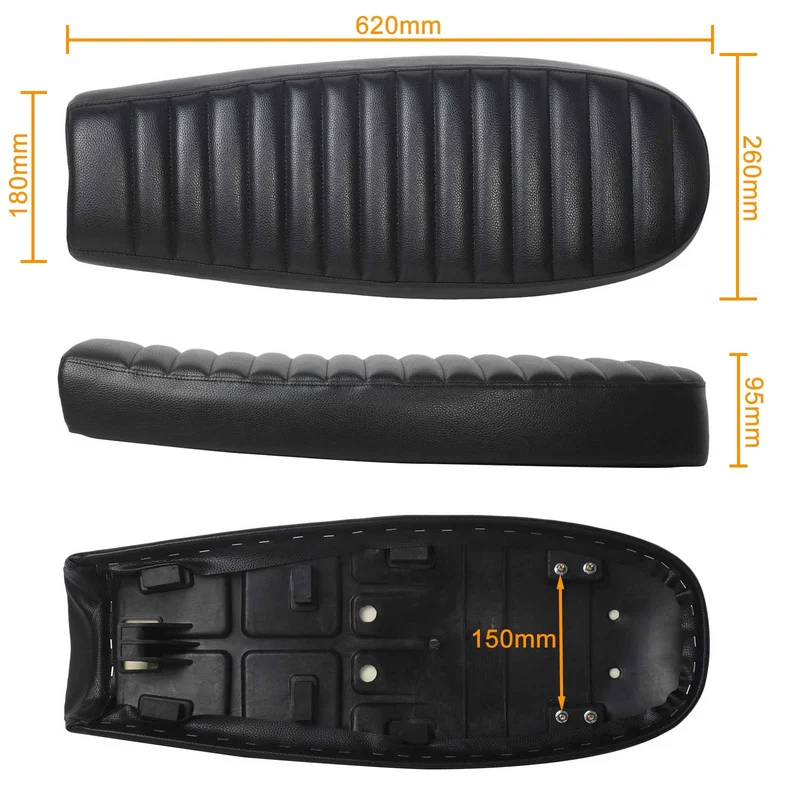 Sattel SCRAMBLER SCHWARZ Universell