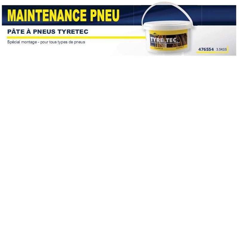 Tyretec spezielle pneumatische Montagepaste (Dichtung) 3.5 kg PUTOLINE