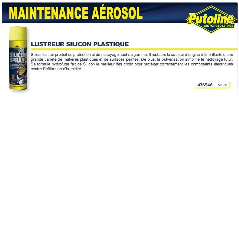 Spezieller Kunststoff-Silikonpolierer (Aerosol) 500ML PUTOLINE