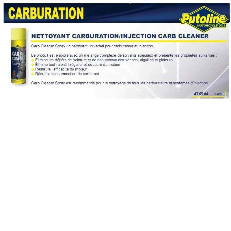 Kraftstoffreiniger / Einspritzung (Aerosol) 500ML PUTOLINE