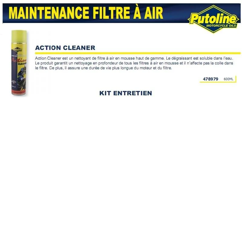 Luftfilterreiniger (Aerosol) 600ML PUTOLINE