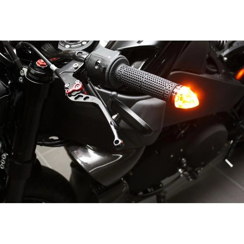Blinker Mo BLAZE Cone schwarz Lenkerende