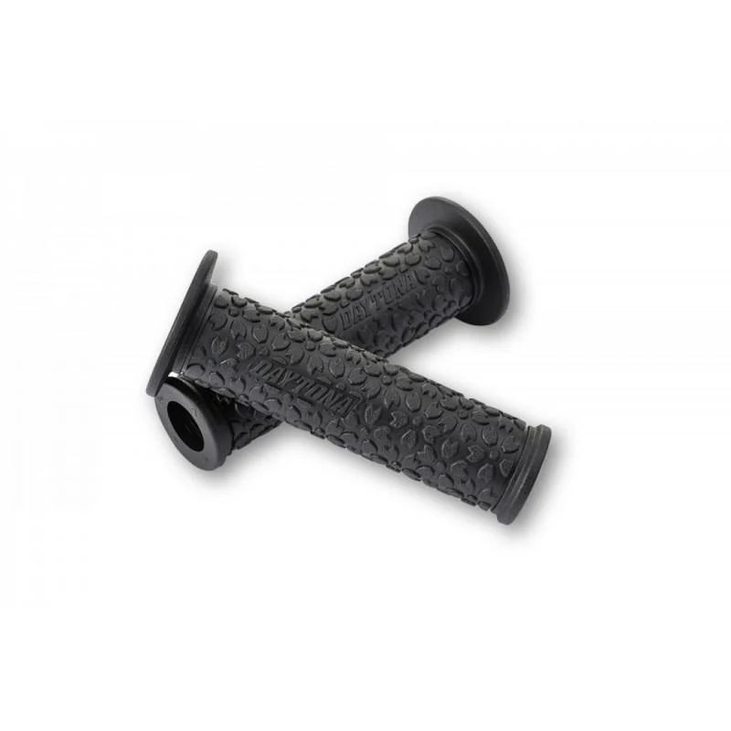 GGD-SAKURA DAYTONA Paar schwarze Griffe - 22mm - offenes Ende
