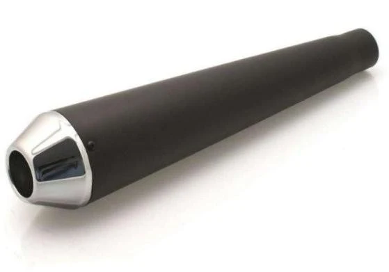 MEGATON Auspuff Schwarz / Chrom