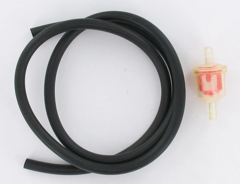 Kraftstoffschlauchsatz 5 mm x 1 m + konischer Kraftstofffilter D6