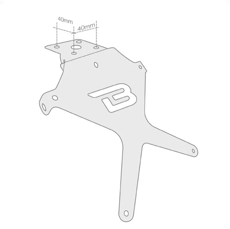 Universeller Kippplattenhalter