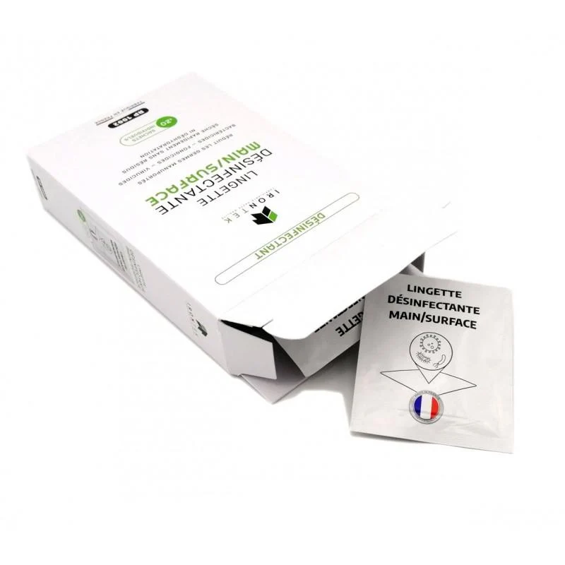 BOX 20 HYDROALCOOLIC WIPES (Hergestellt in Frankreich)