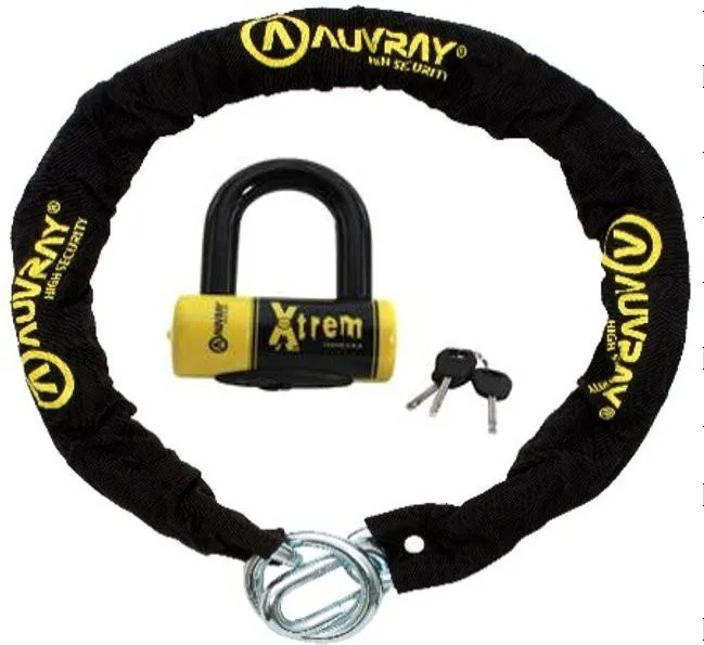 LOCK U XTREM SRA + CHAIN ​​120 D.10