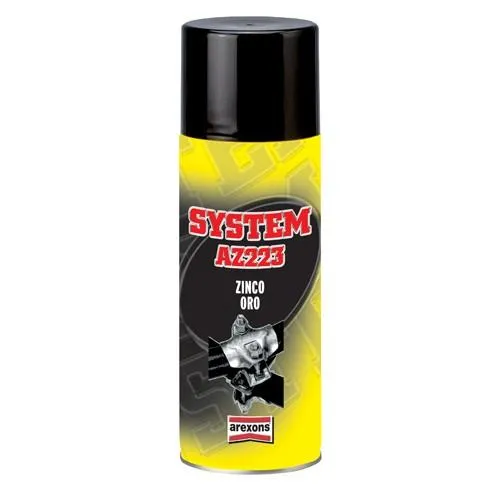 Spray Gold Zink Korrosionsschutz Kunststoff Glasfaser und Metall Arexons