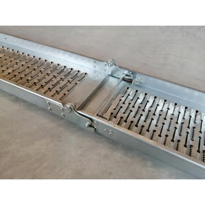Klappbare Stahlrampe 250 kg (mit Griff)