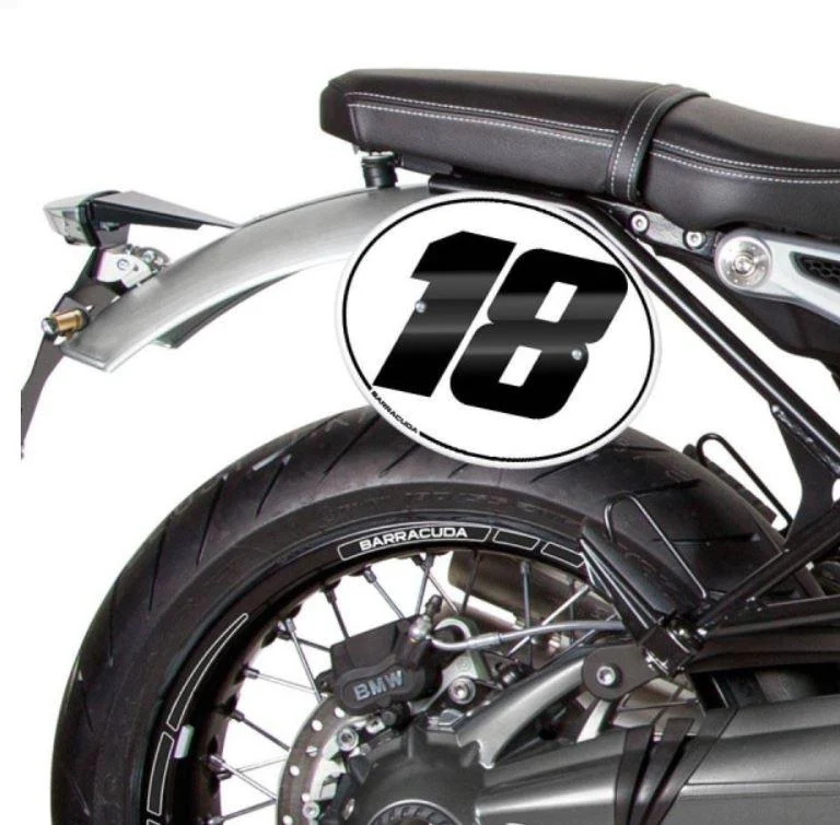 SUPPORT-KIT-NUMMER (PAAR) BMW R NINE T.