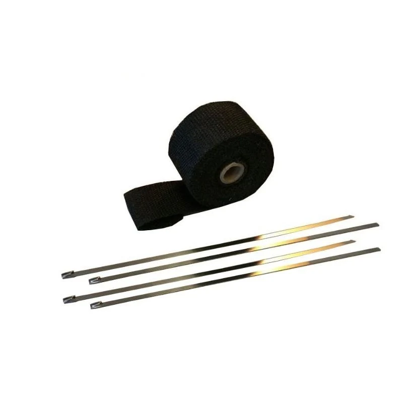 Schwarzes thermisches Auspuffband 5 cm x 5 m