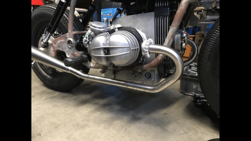 Kollektormontage BMW-R 35MM R2V Edelstahl R45 & R65