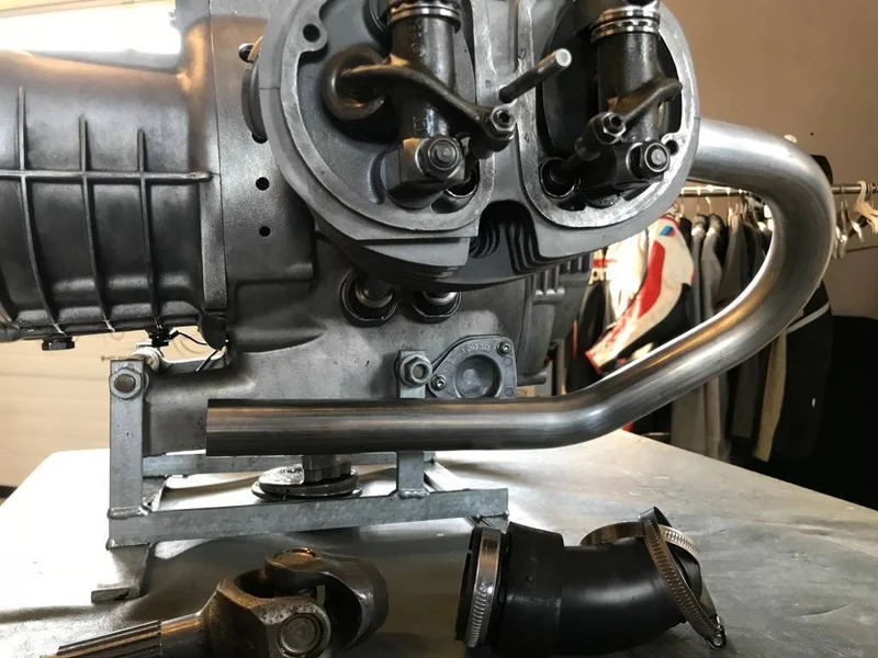 Kollektormontage BMW-R 35MM R2V Edelstahl R45 & R65