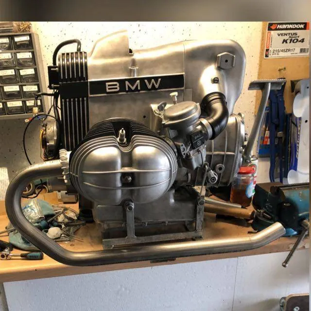 Kollektormontage BMW-R 35MM R2V Edelstahl R45 & R65