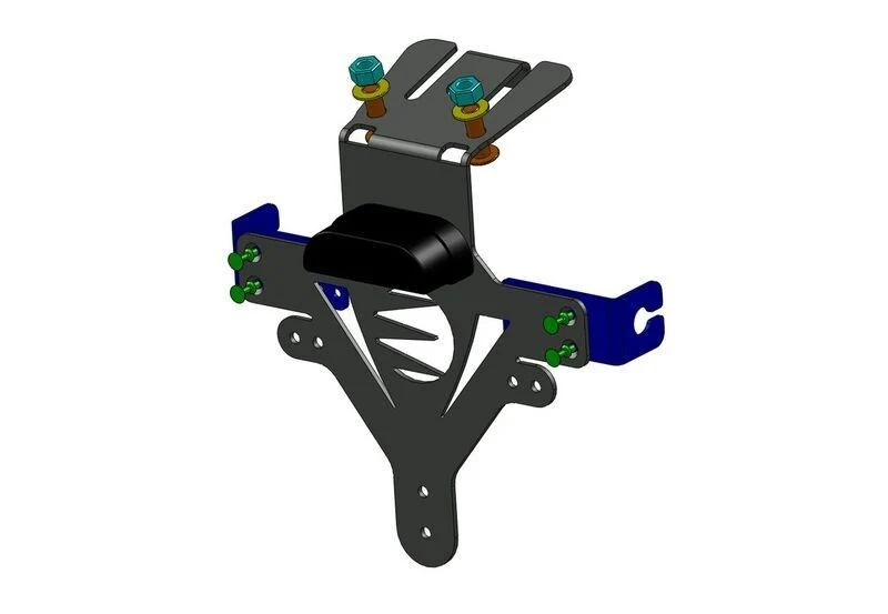 KAWASAKI ER 6 Kennzeichenhalter 2012-2016