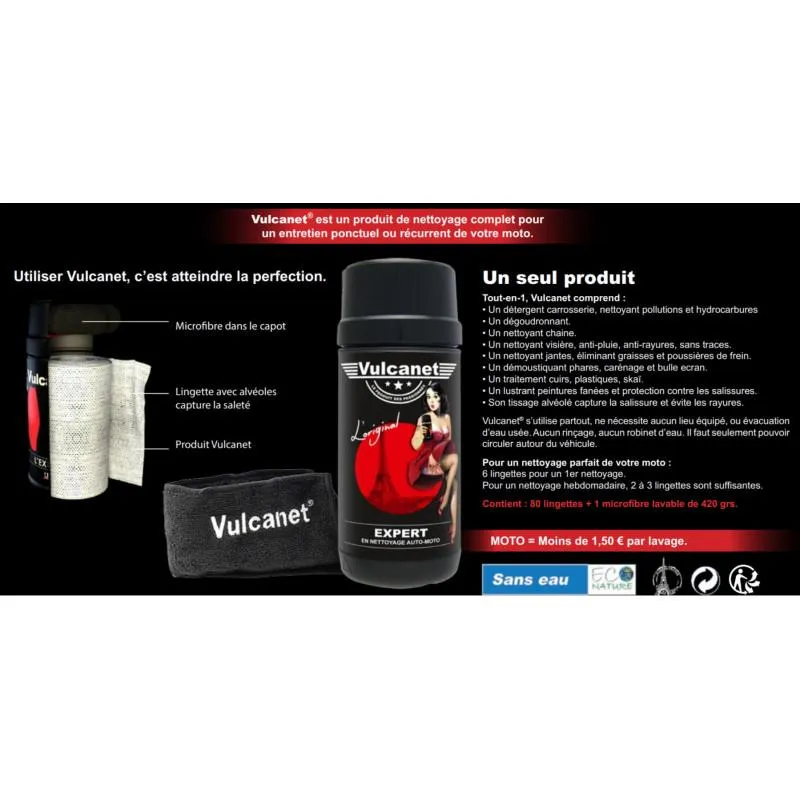 VULCANET 80 Motorradreinigungstücher