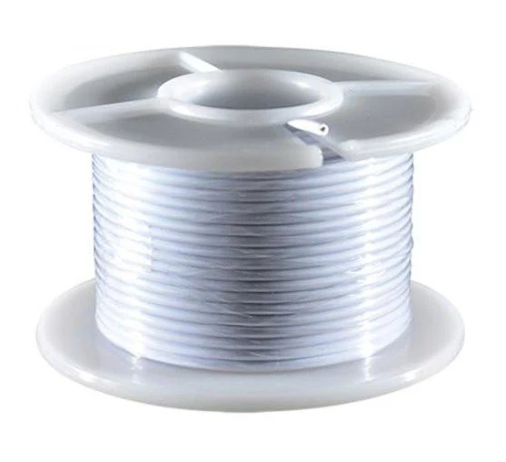 ELEKTRISCHER DRAHTABSCHNITT 0.75 MM WEISS - ROLLE à 25 M