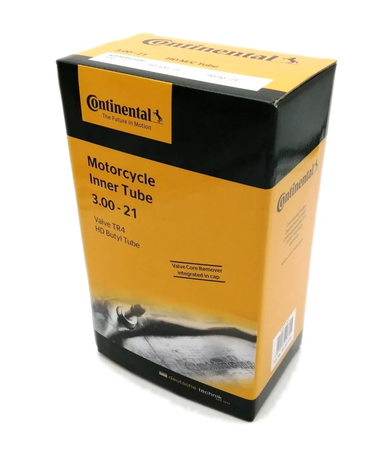 CHAMBER AIR MOTO 21 3.00X21 CONTINENTAL (TR4 RECHTES VENTIL) VERSTÄRKT 3MM