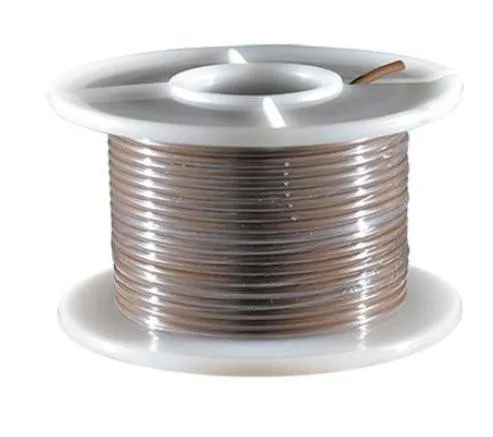 ELEKTRISCHER DRAHTABSCHNITT 0.75 MM BRAUN - ROLLE à 25 M