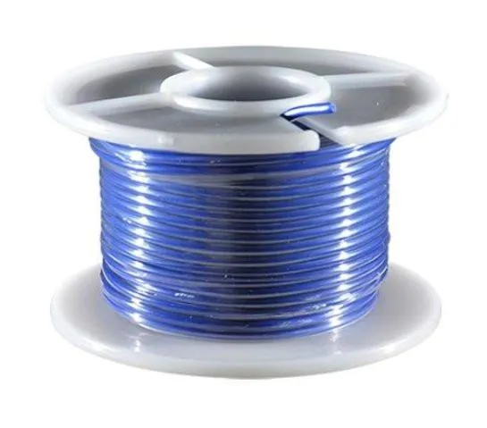 ELEKTRISCHER DRAHTABSCHNITT 0.75 MM BLAU - ROLLE à 25 M