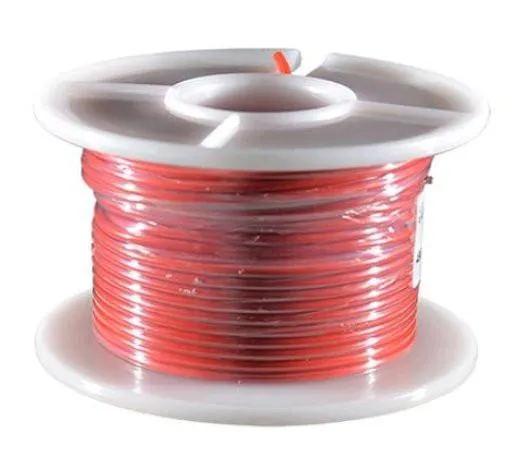 ELEKTRISCHER DRAHT ABSCHNITT 0.75 MM ROT - ROLLE 25M