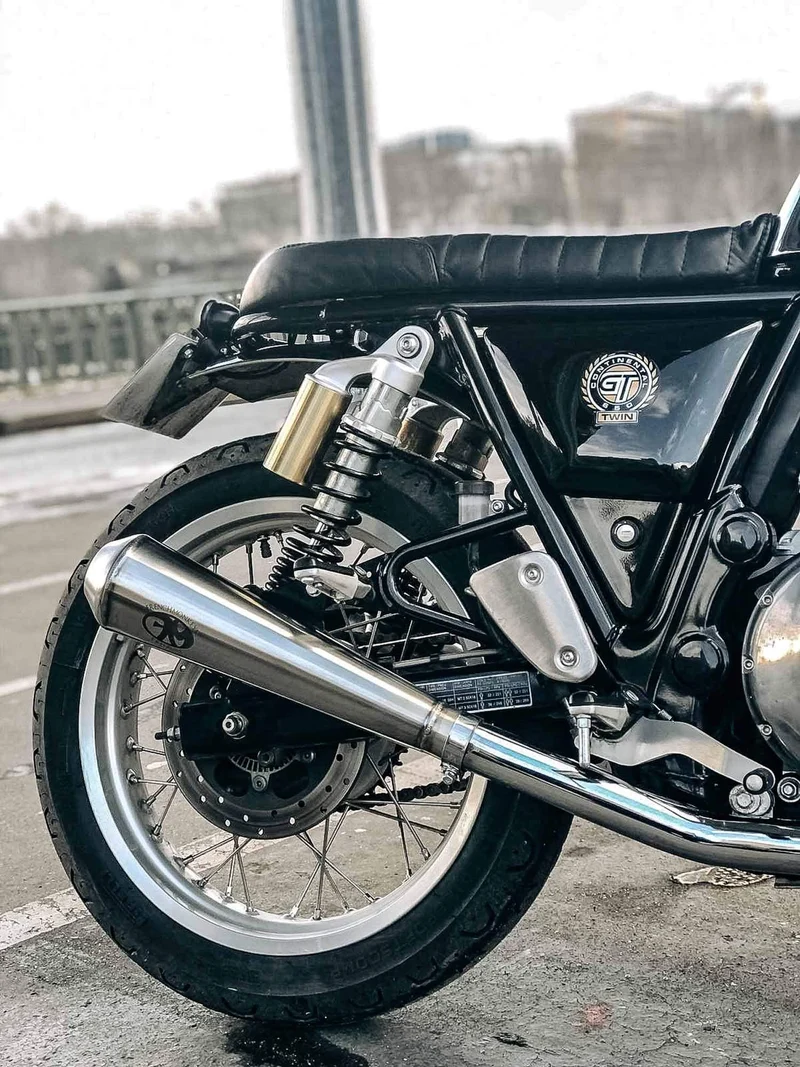 Schalldämpfer FME Megaphon Inox Royal Enfield Interceptor / Continental