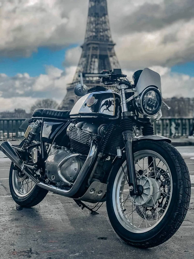 Schalldämpfer FME Megaphon Inox Royal Enfield Interceptor / Continental
