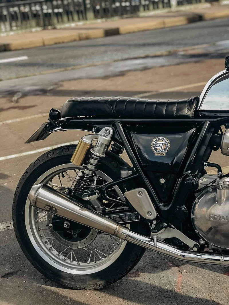 Schalldämpfer FME Megaphon Inox Royal Enfield Interceptor / Continental