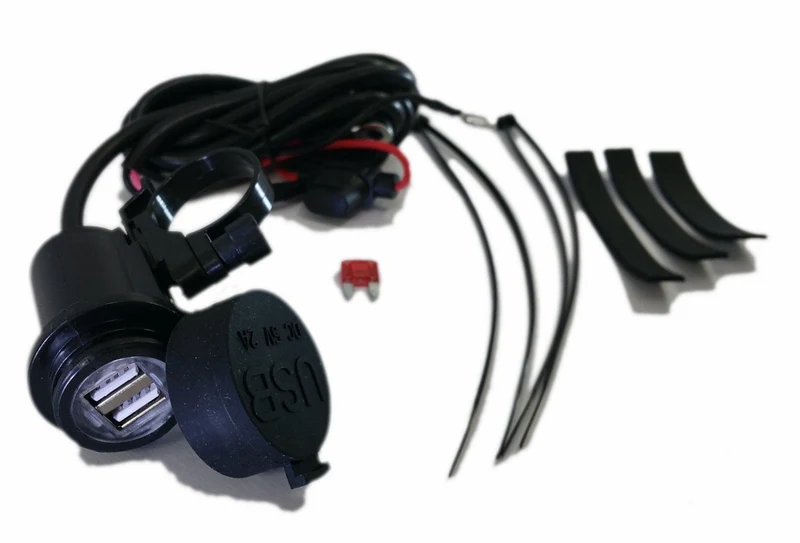 DOPPELTE USB-Buchse für die Lenkermontage