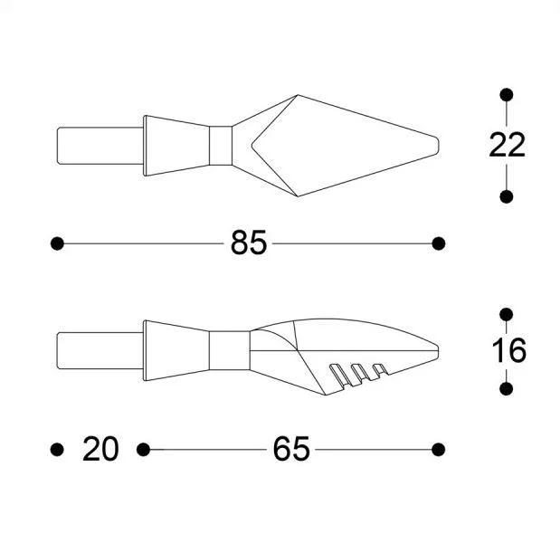 X-LED B-LUX Blinker BARRACUDA X-LED